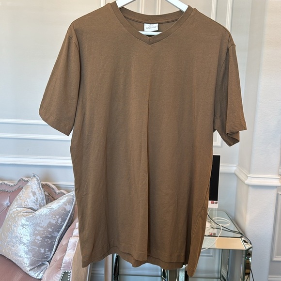 MANGO MEN SHORT SLEEVES V NECK SHIRT SIZE XXL - Picture 5 of 15